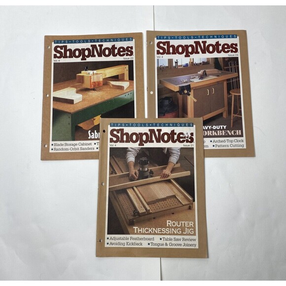 13 Woodsmith And ShopNotes Woodworking Magazines - Picture 2 of 12